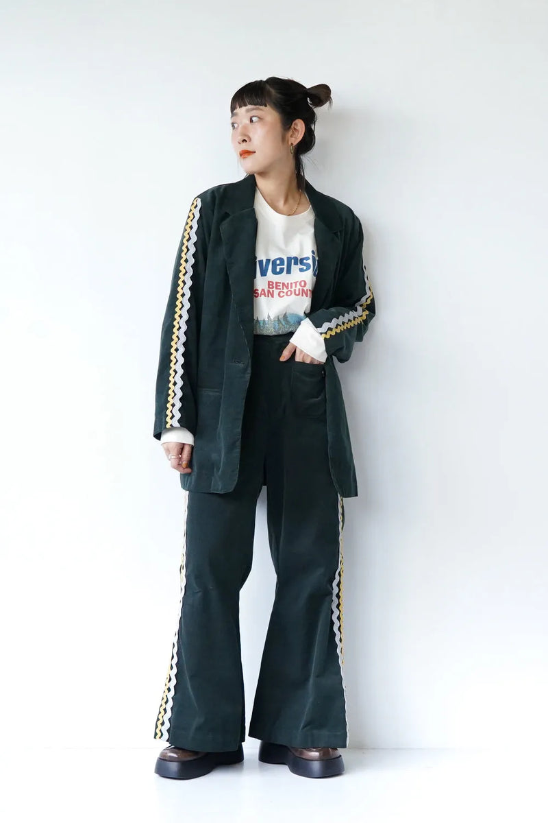 【LILA n’ citta】リックラックコーデュロイパンツ