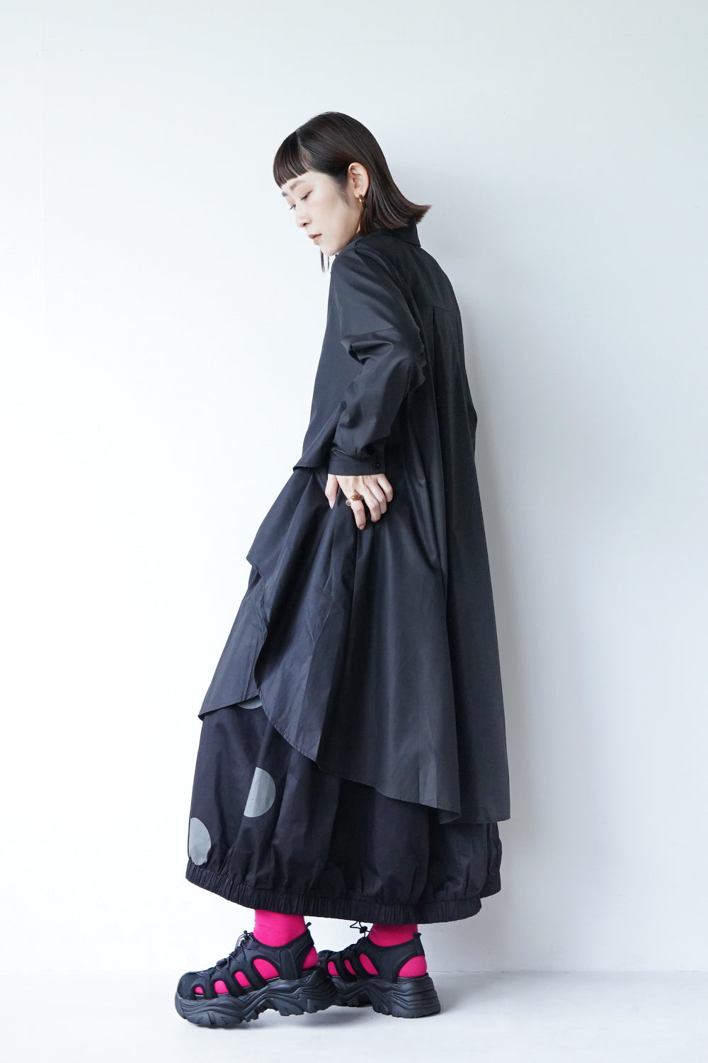 レイヤードワンピース ★シャツワンピース(4-100) レイヤードデザインシャツワンピース – LILA & CITTA ONLINE SHOP