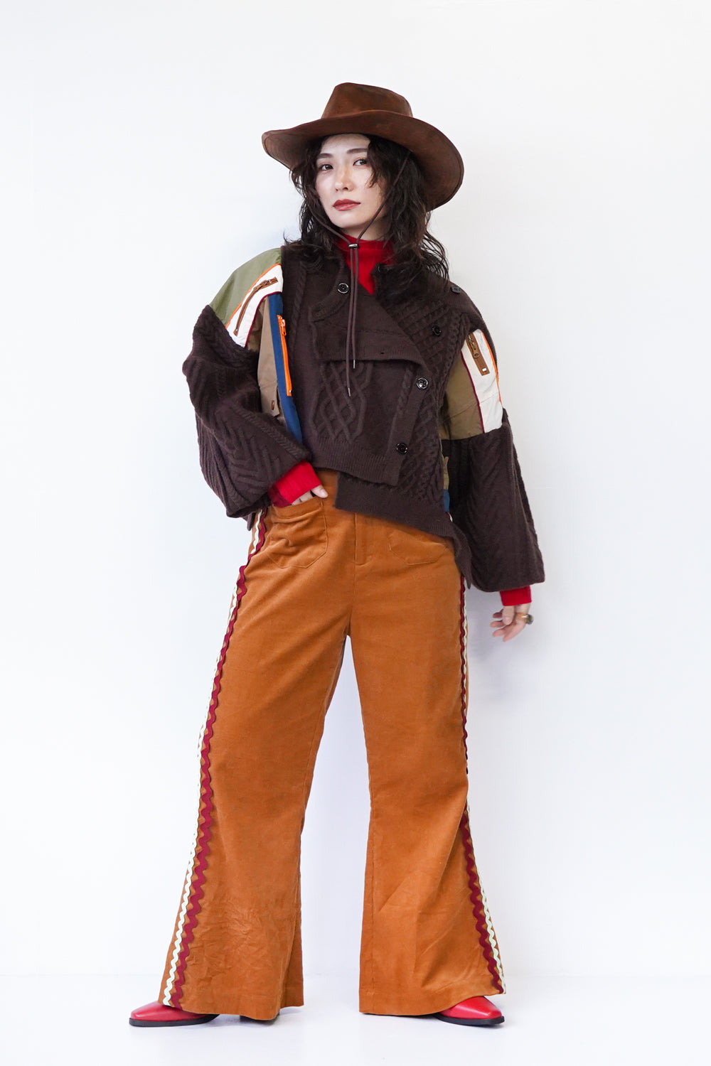 うたたね 前後バイカラーハイネックニットソー – LILA & CITTA ONLINE SHOP