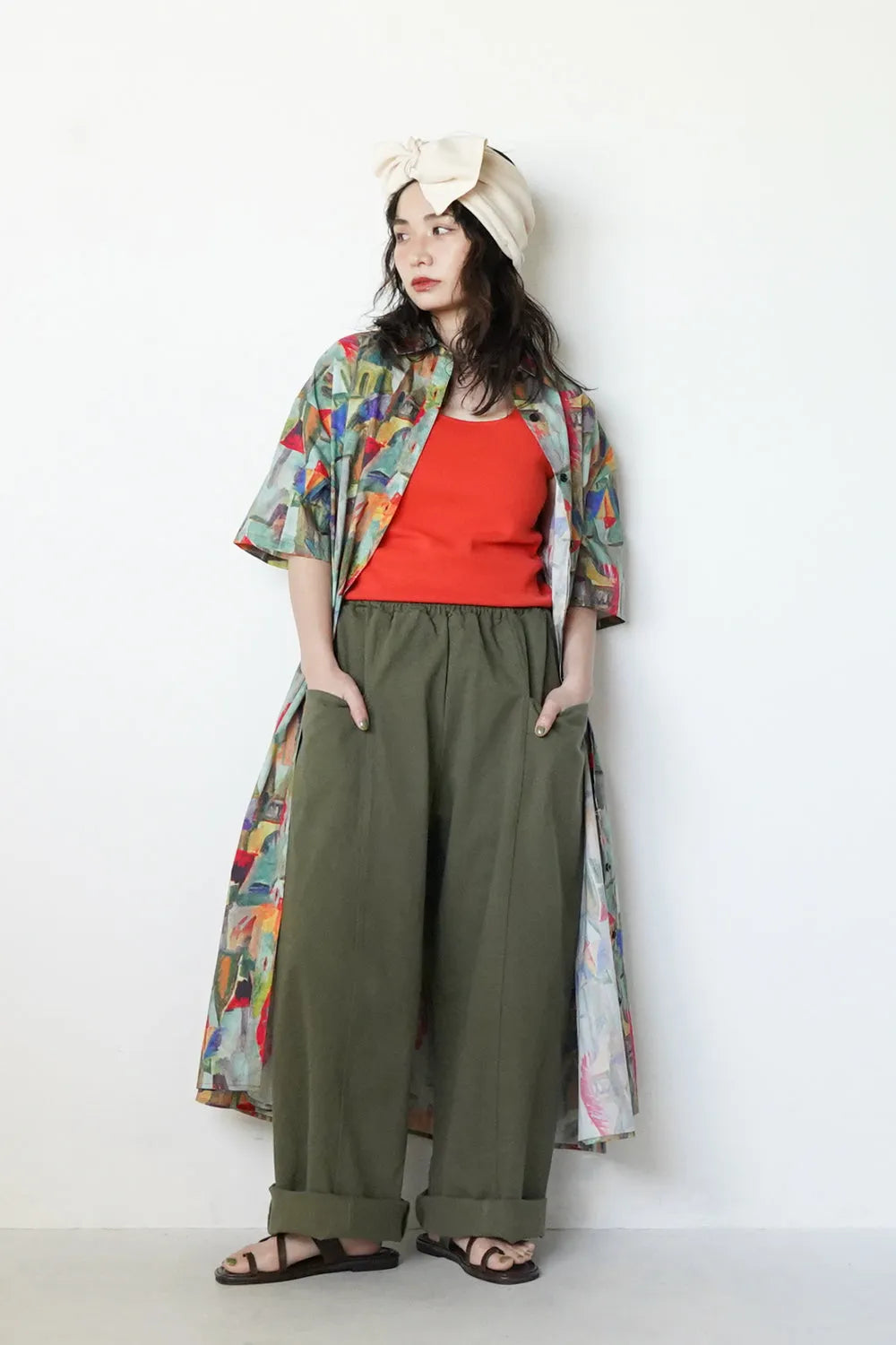 ビッグポケットコットンパンツ