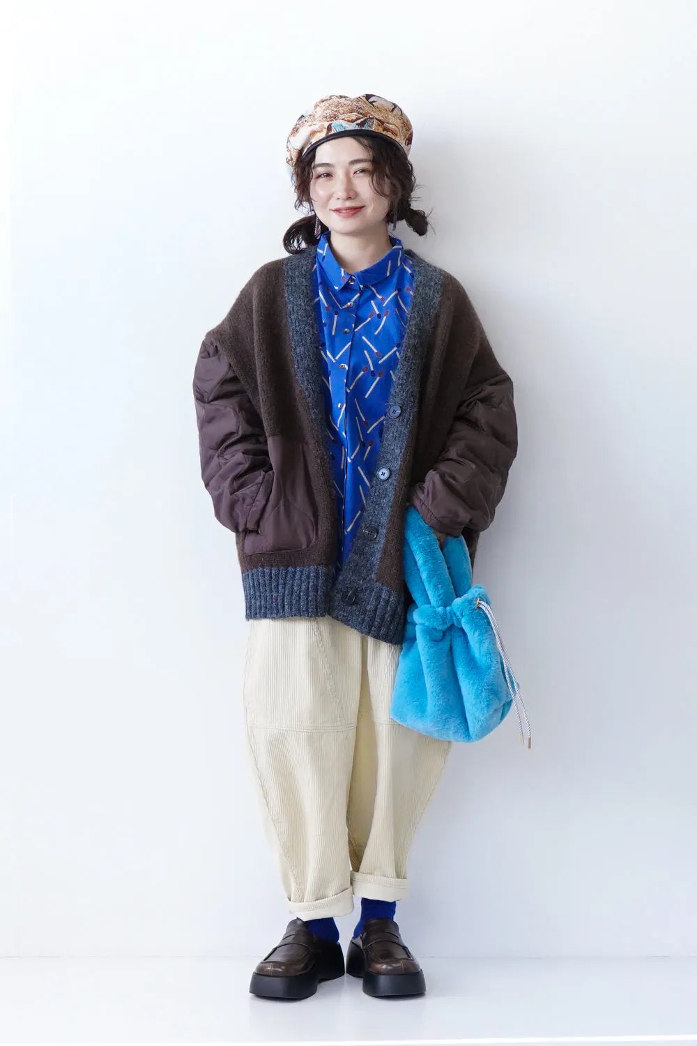 Gobelin Animal Beret(馬柄)