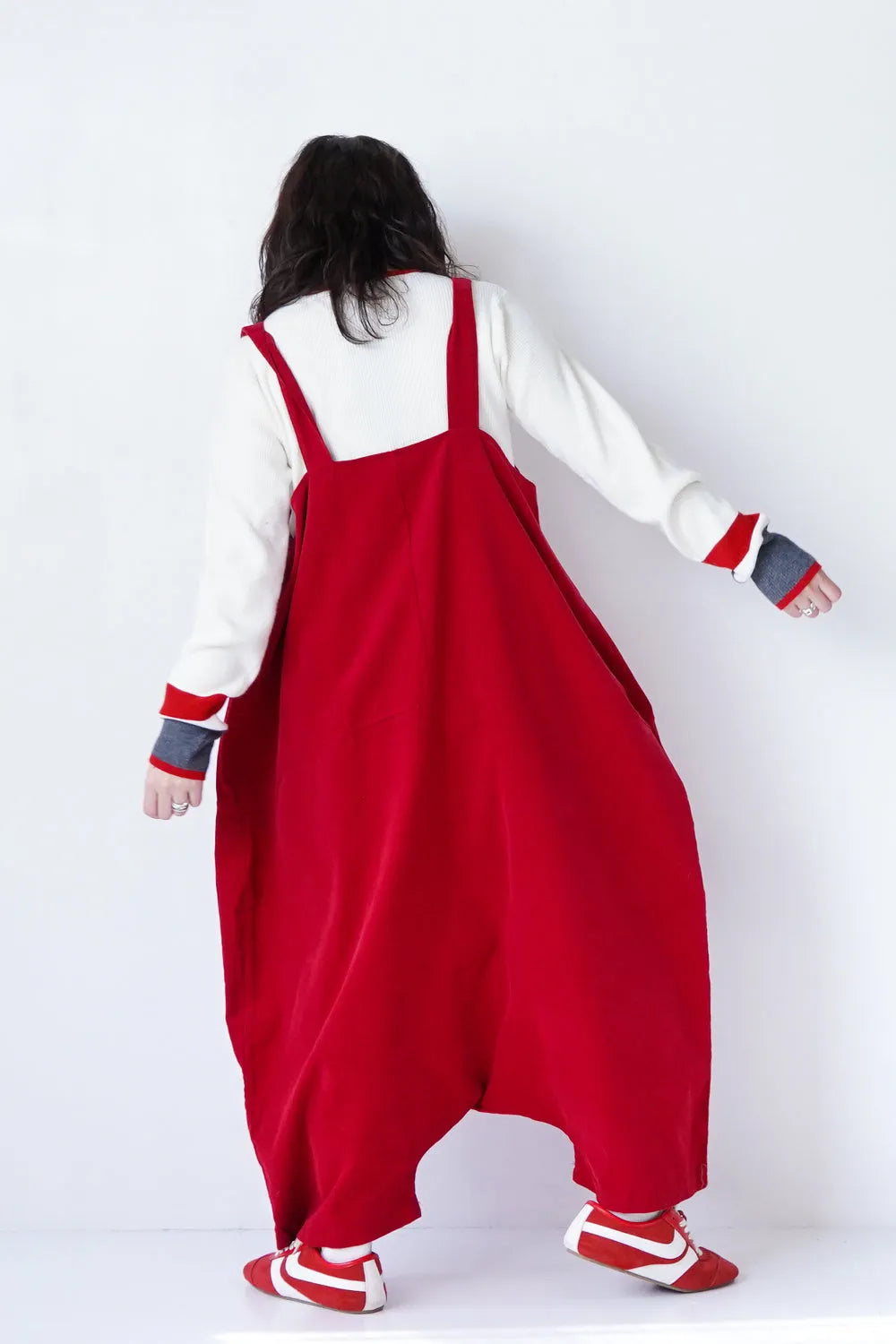 コーデュロイサルエルサロペット