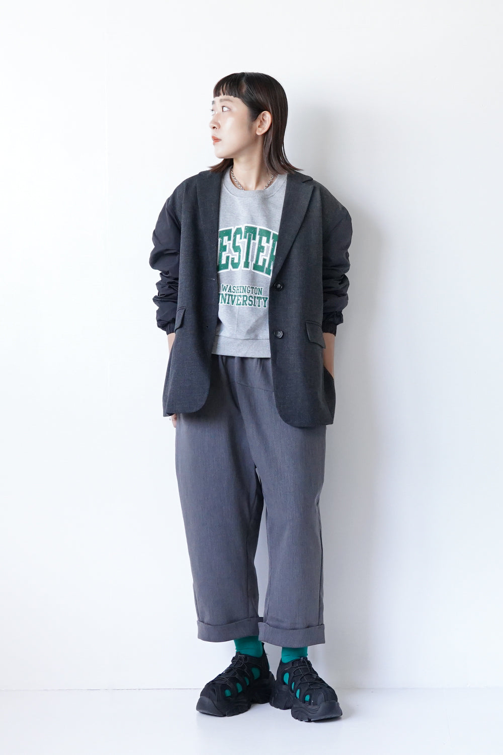 CHIGNON】袖MA-1ドッキングジャケット – LILA & CITTA ONLINE SHOP