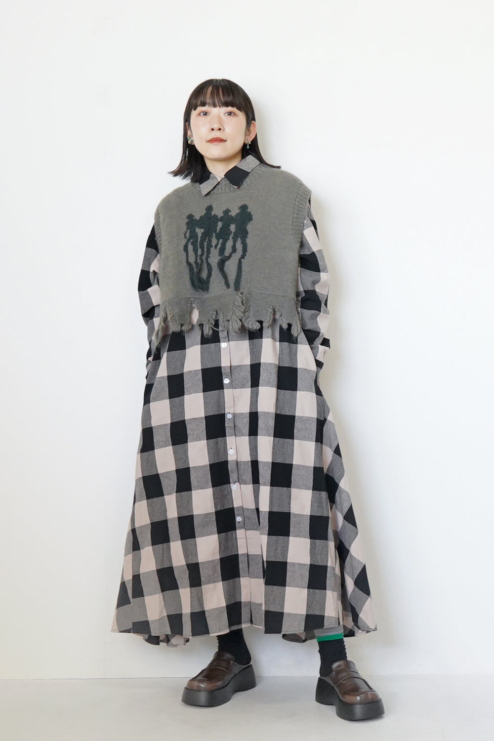 人柄？ダメージニットベスト – LILA & CITTA ONLINE SHOP