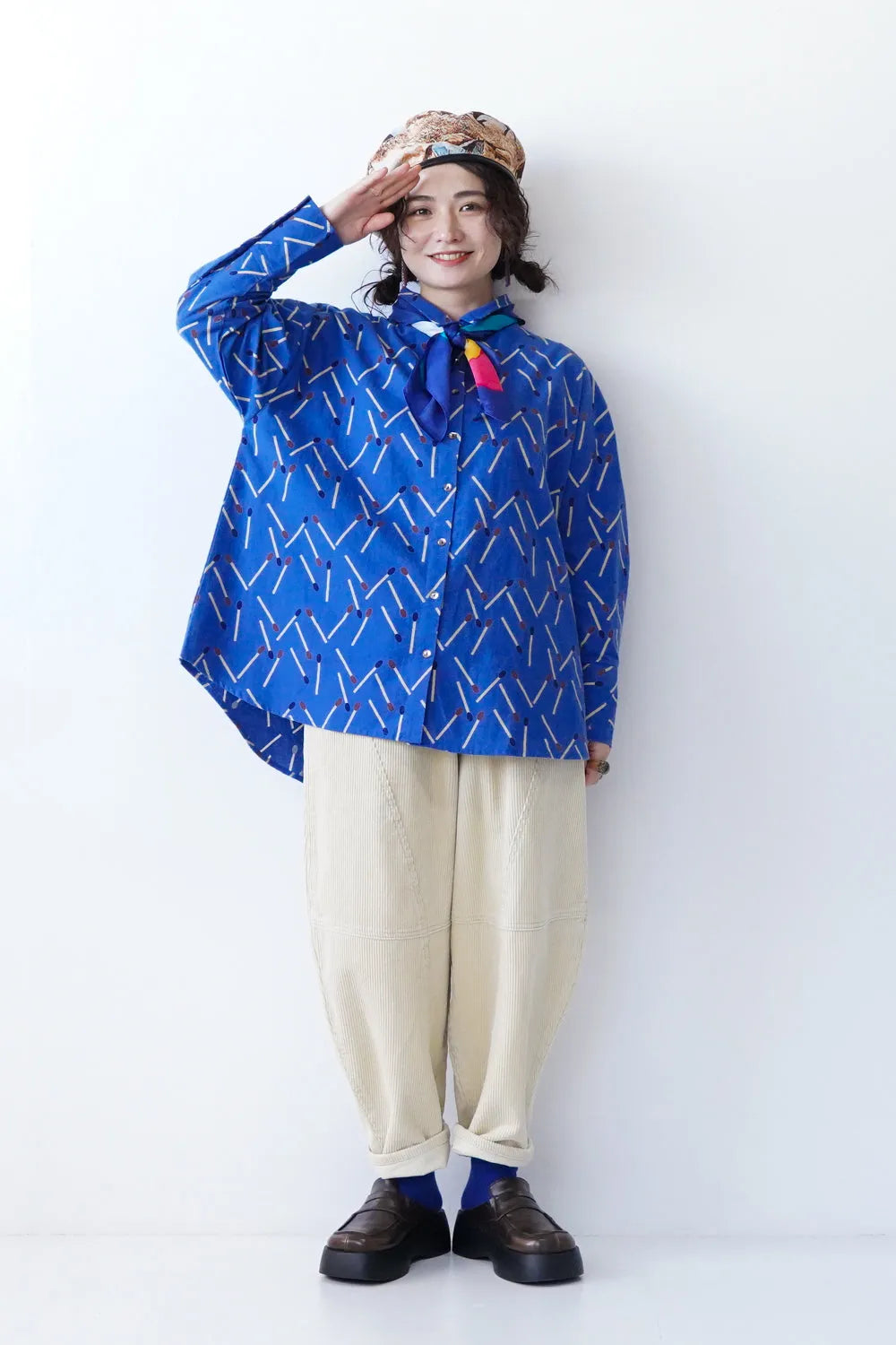 Gobelin Animal Beret(馬柄)