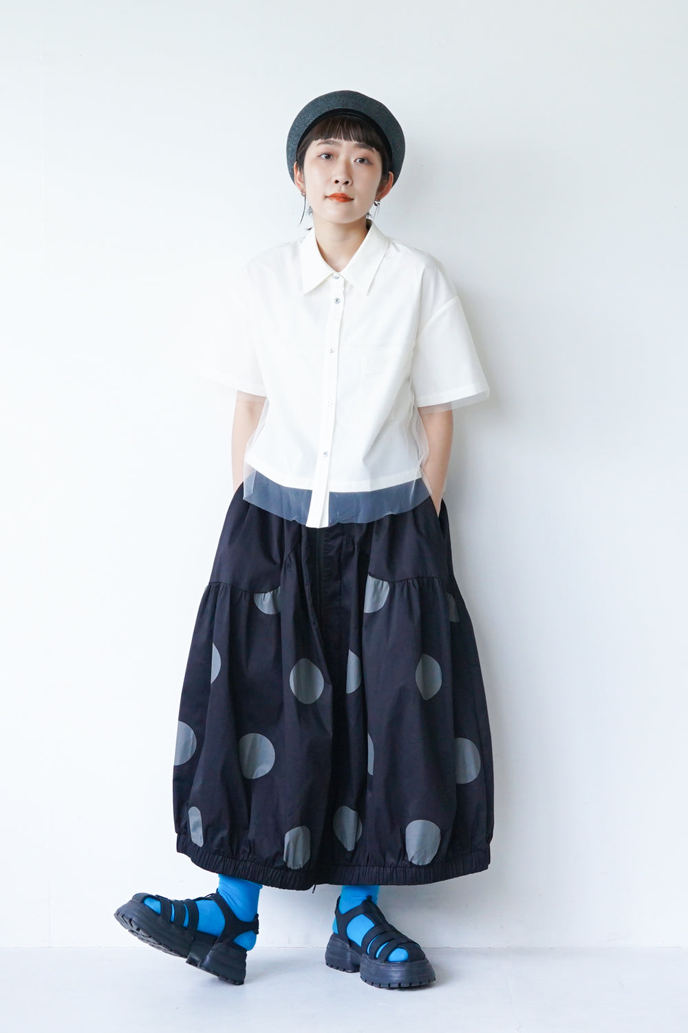 フロントジップドットスカート – LILA & CITTA ONLINE SHOP