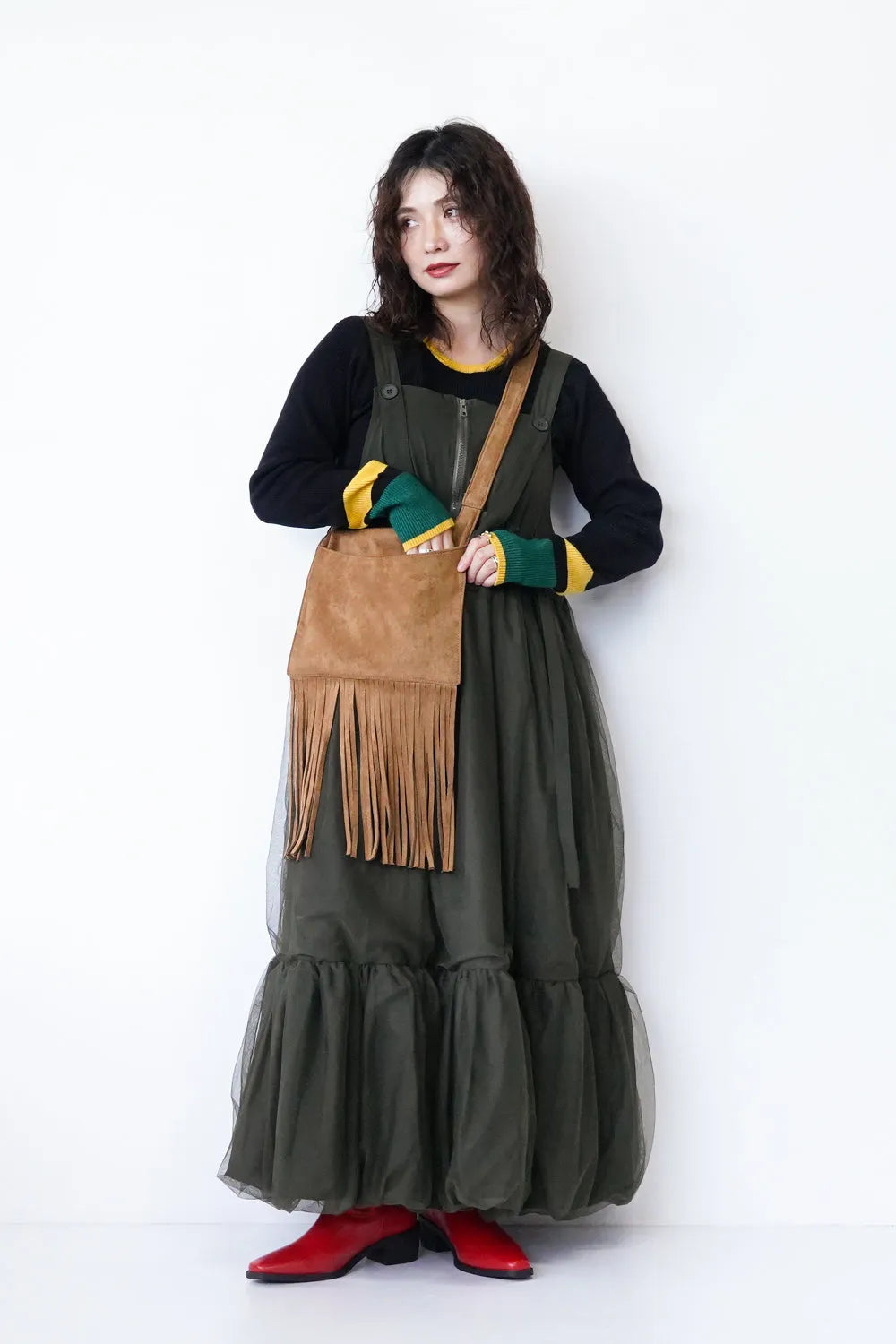 フリンジショルダーバッグ