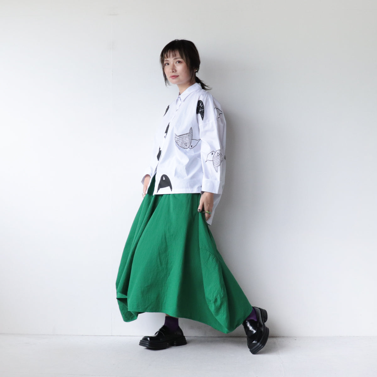 【希少】PRADA 変形 フレアスカート 希少】PRADA 変形 フレアスカート