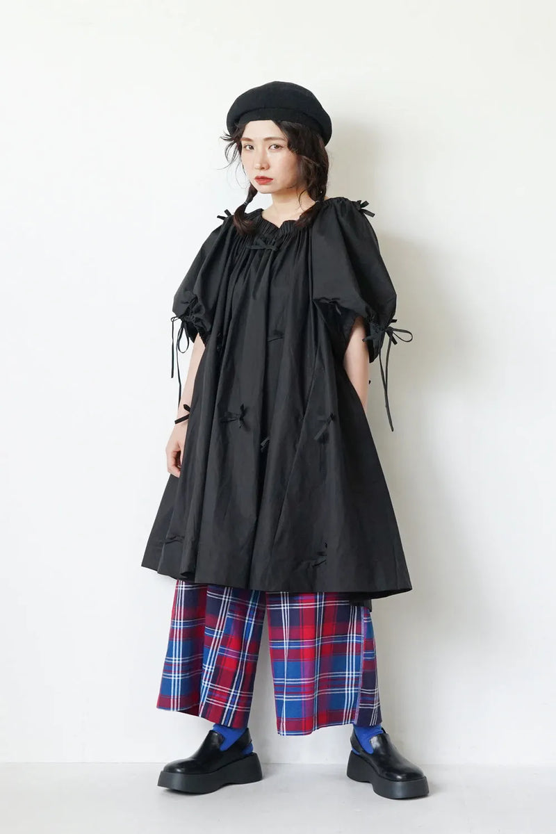 ランダムりぼん ギャザーチュニックワンピース – LILA & CITTA ONLINE SHOP