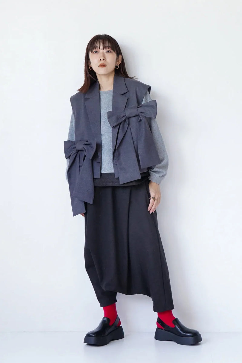 ビッグリボンショートベスト