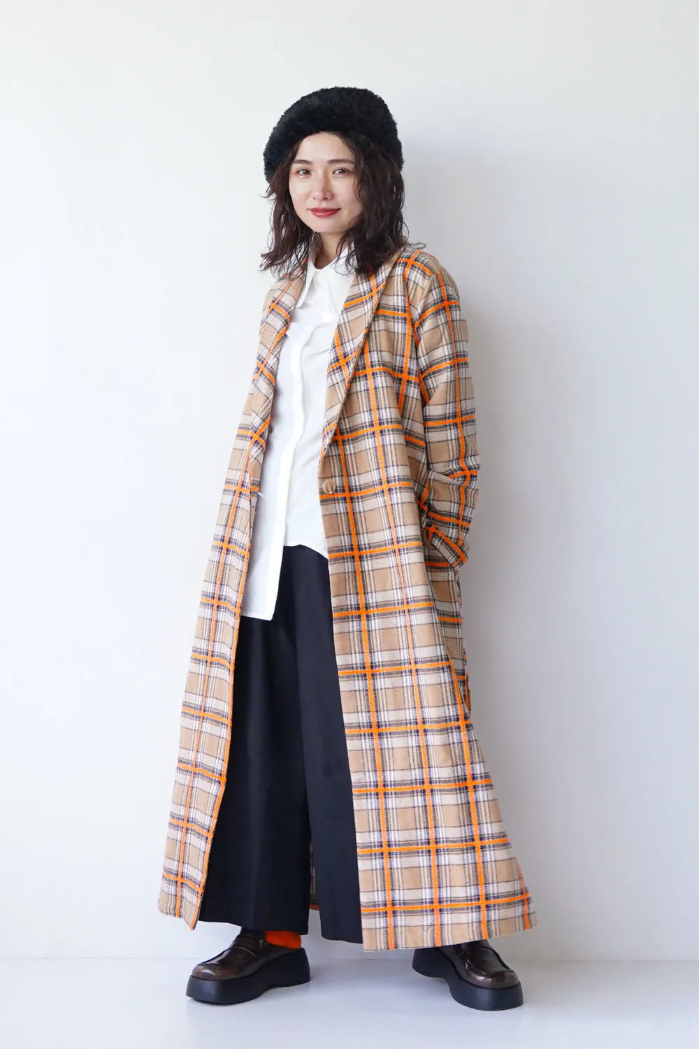 カーブ切替ワイドサルエルパンツ