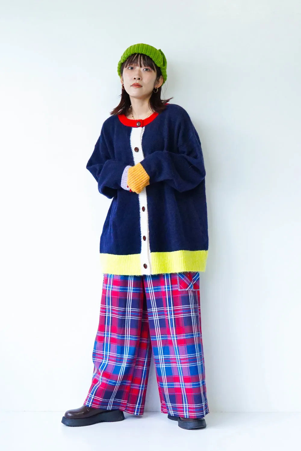 耳当て付きニット帽