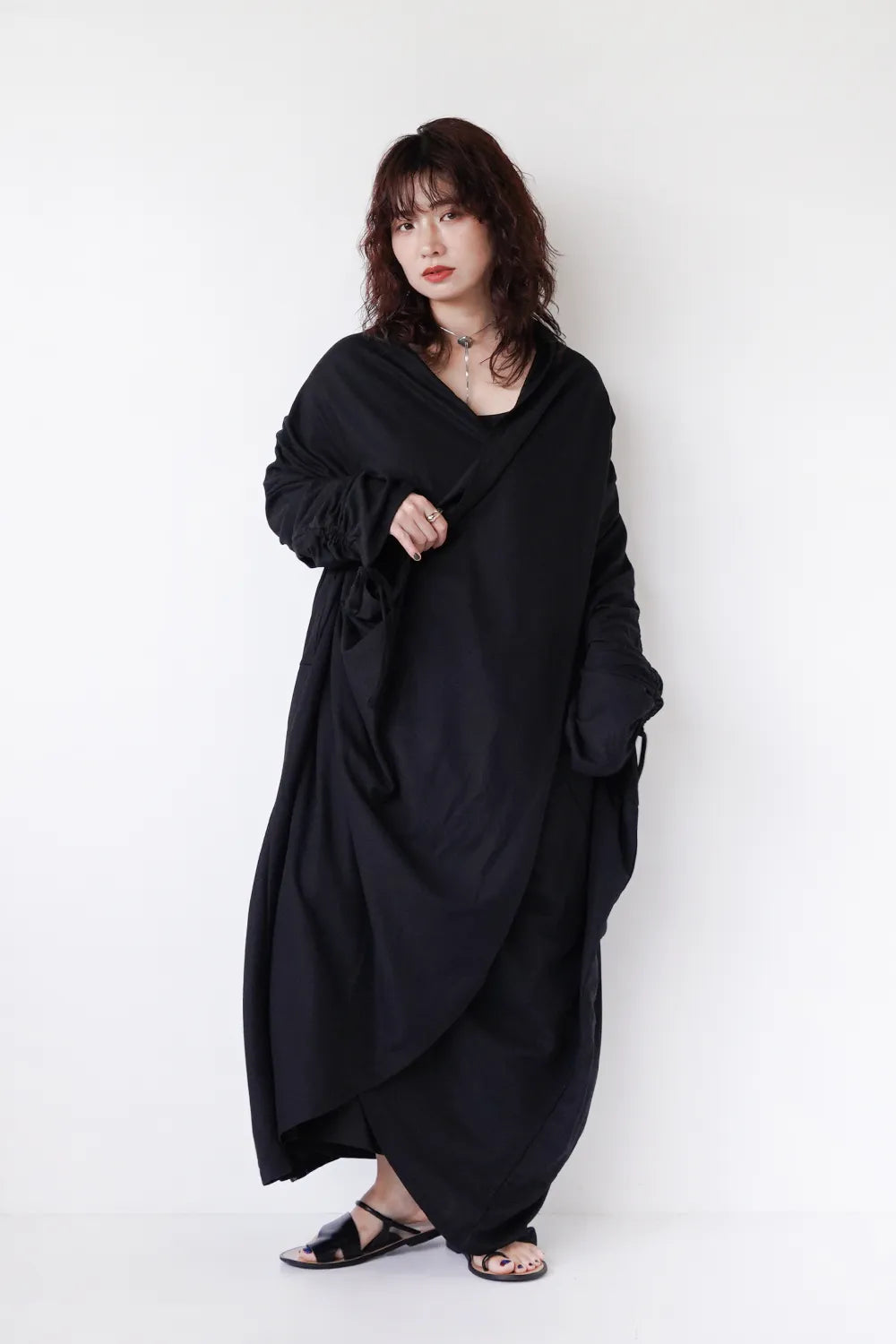 カシュクールドレープワンピース