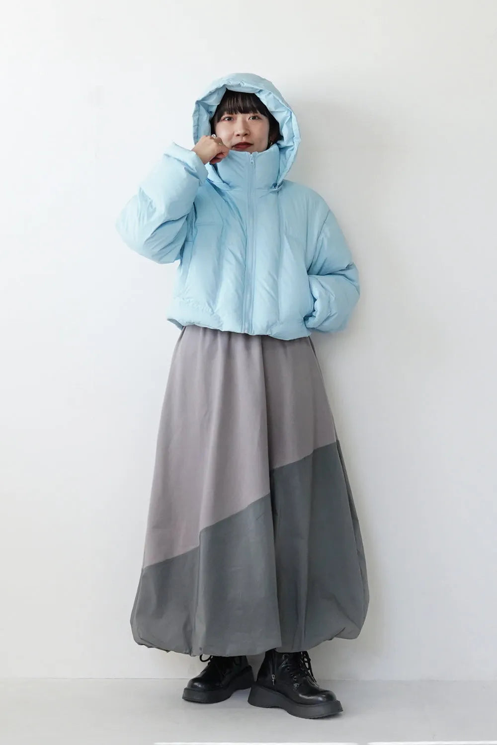 中綿ショートブルゾン