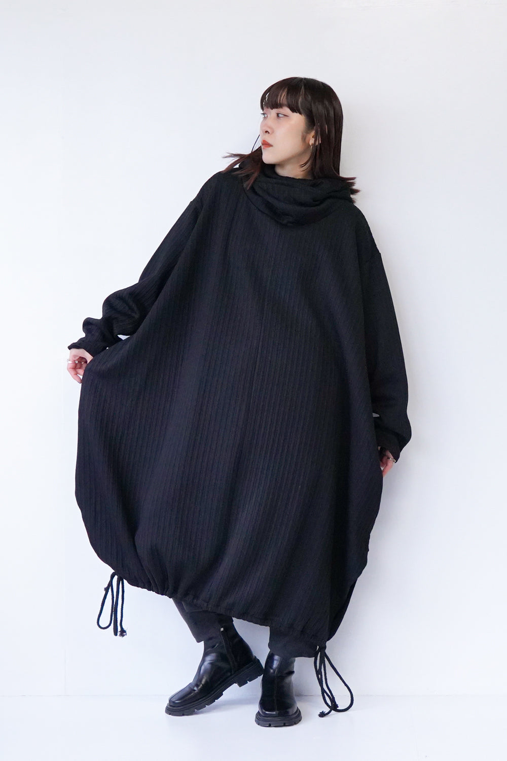 ハイネックフードビッグパーカワンピース – LILA & CITTA ONLINE SHOP