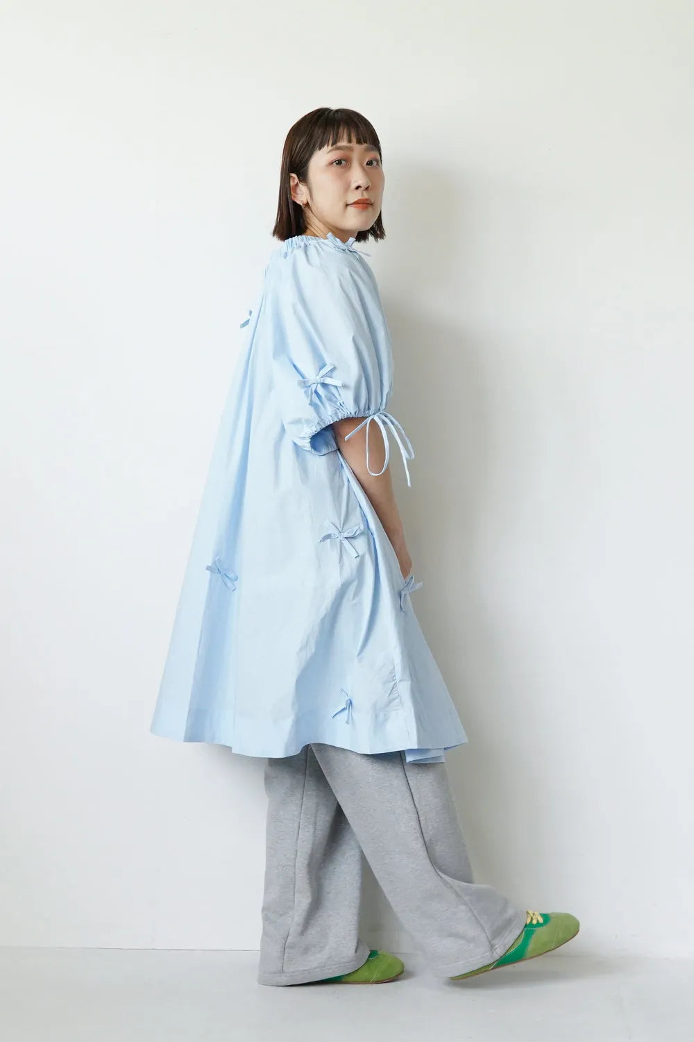 ランダムりぼん ギャザーチュニックワンピース