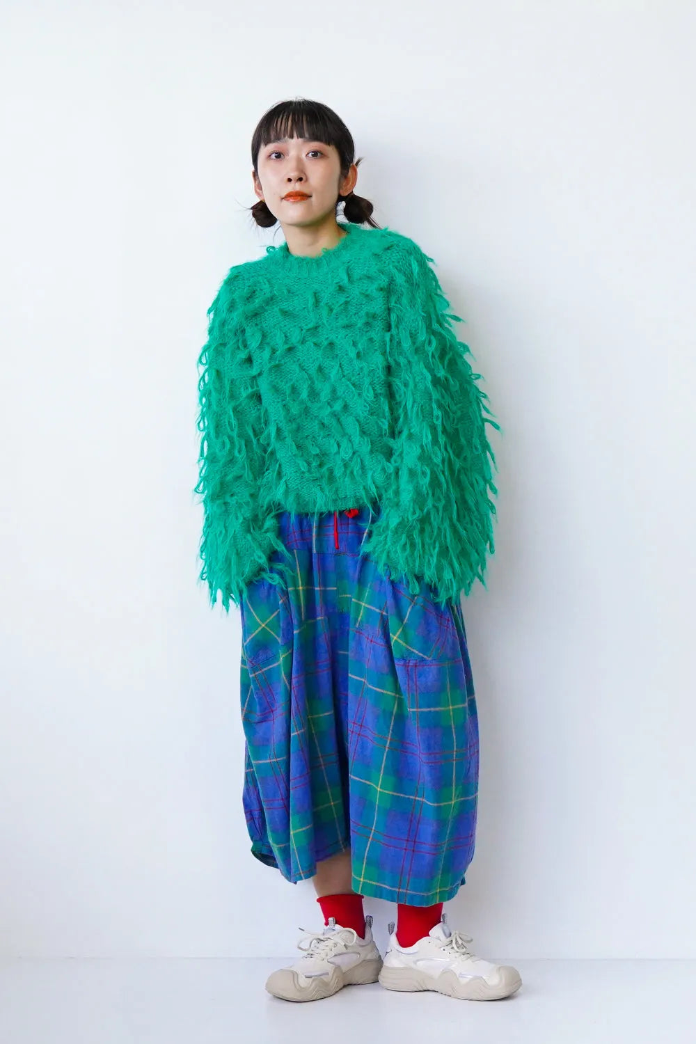 もけもけループハイネックニット