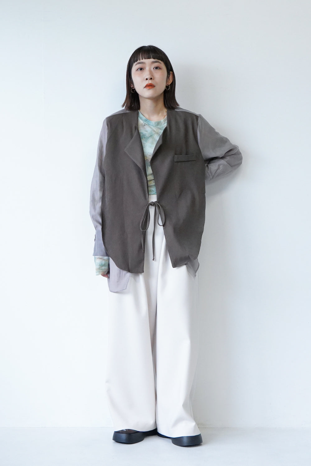異素材切替シアージャケット – LILA & CITTA ONLINE SHOP