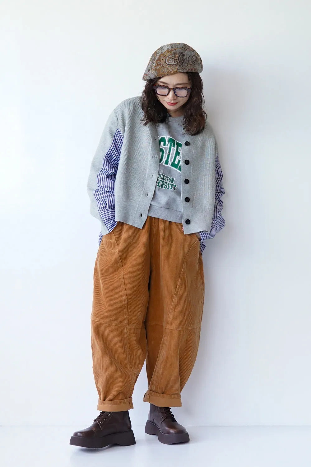 コーデュロイボールパンツ