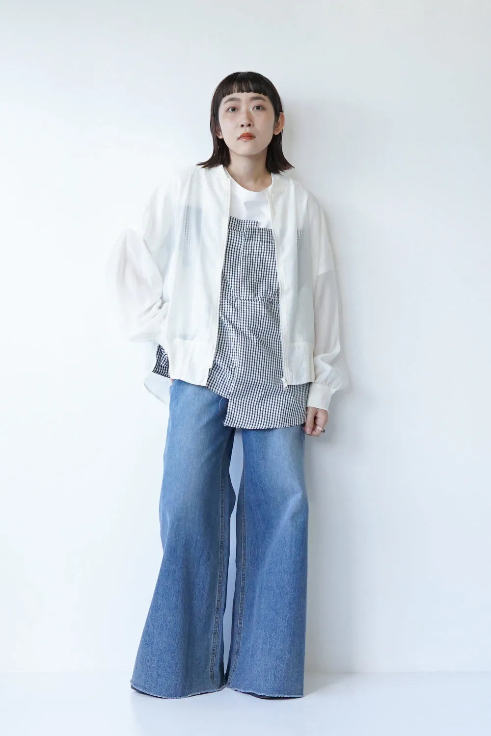 アンバランスヘム シアーブルゾン