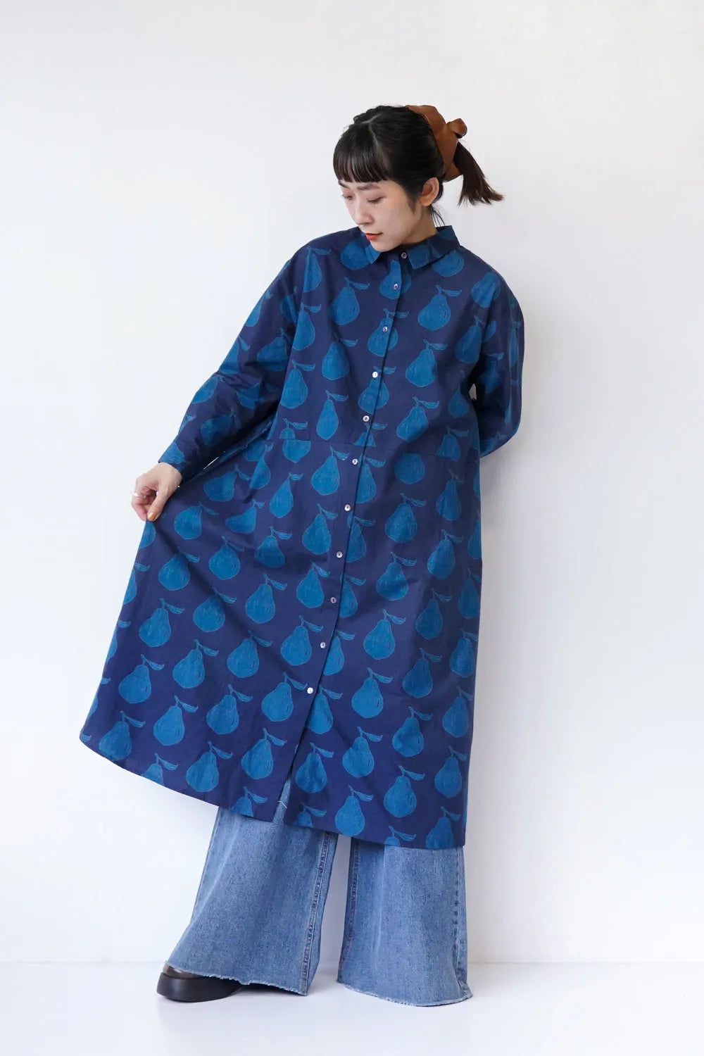 フェイクレザービッグシュシュ