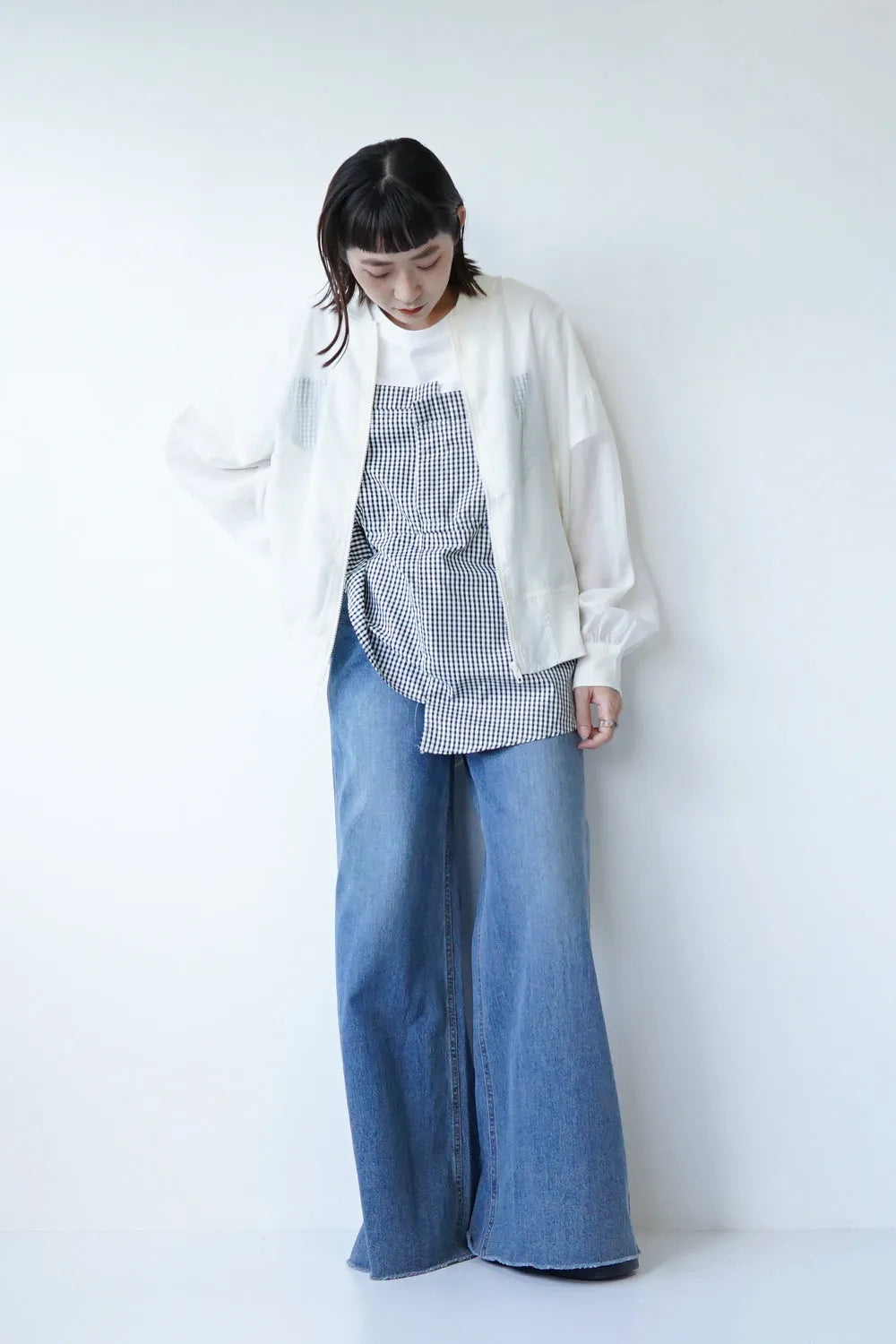 アンバランスヘム シアーブルゾン