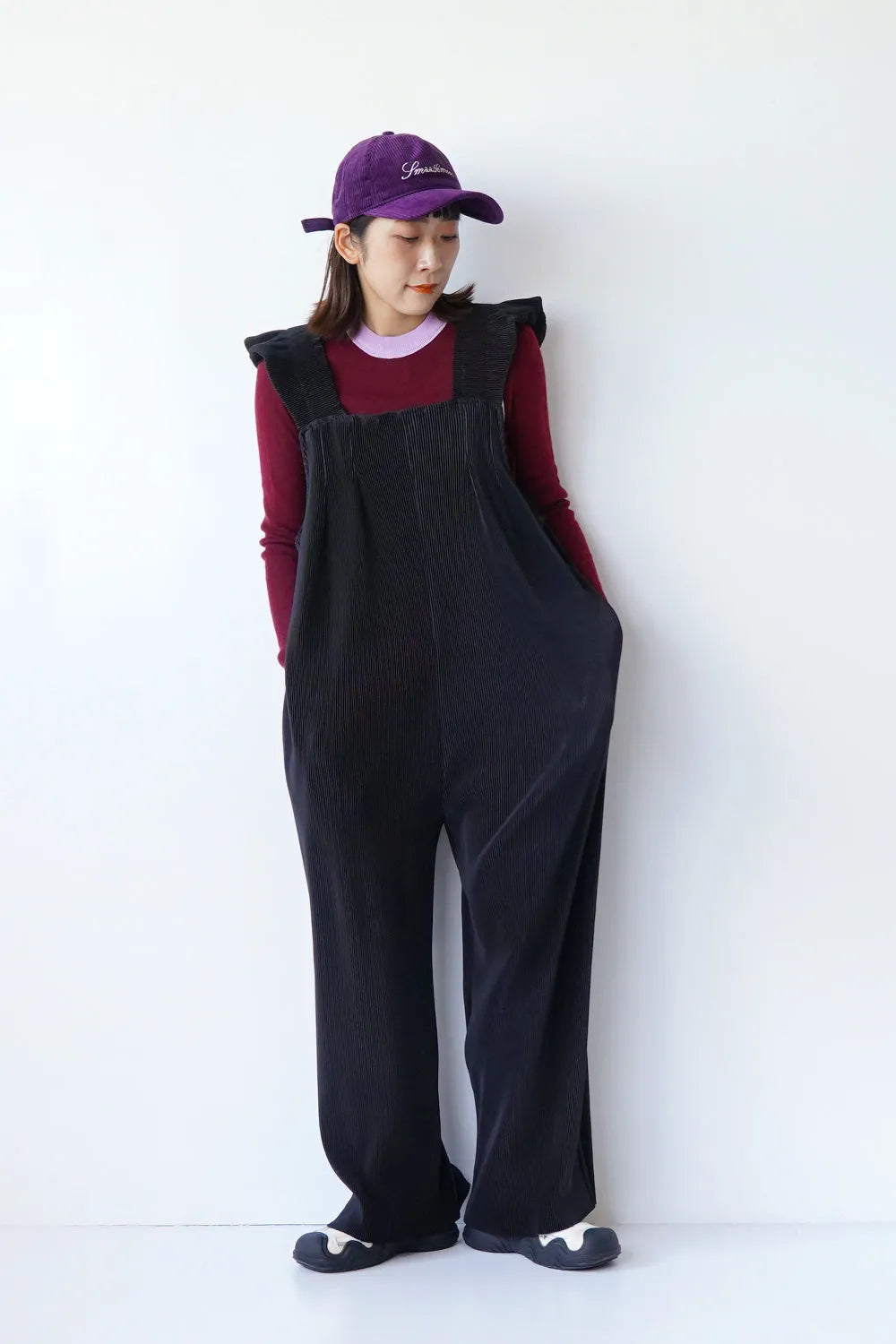 ロゴ入りコーデュロイボールキャップ