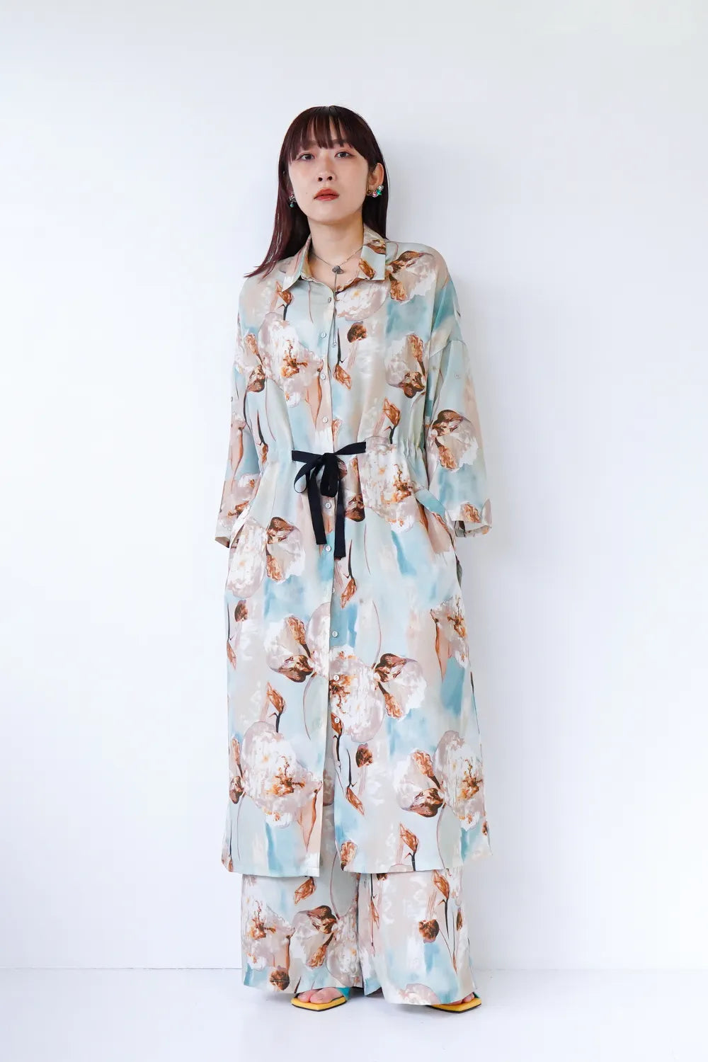 LILA n' citta】水彩柄シフォンシャツワンピース – LILA & CITTA LILA n' citta】水彩柄シフォンシャツワンピース – LILA & CITTA