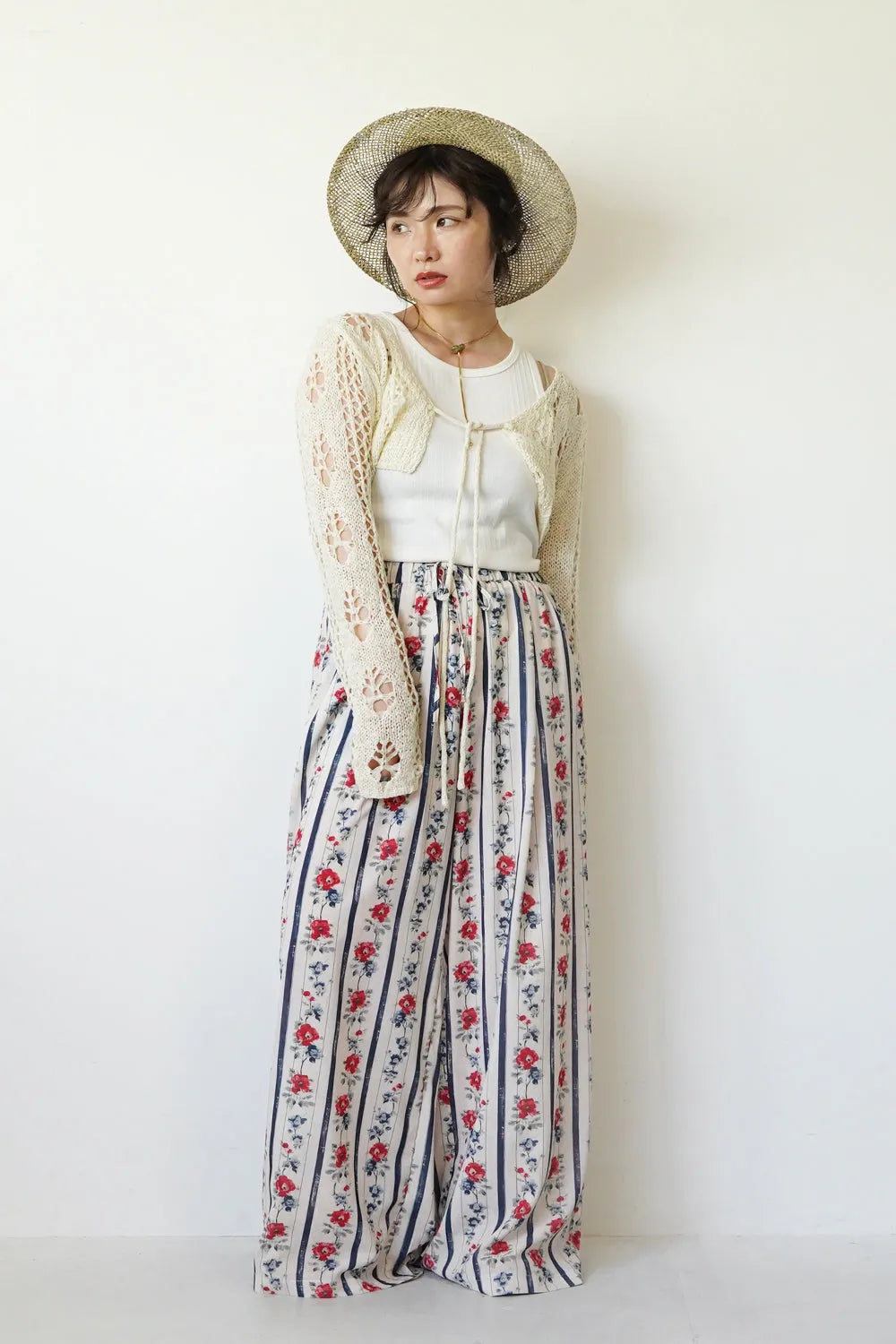 ローゲージボレロニットカーデ