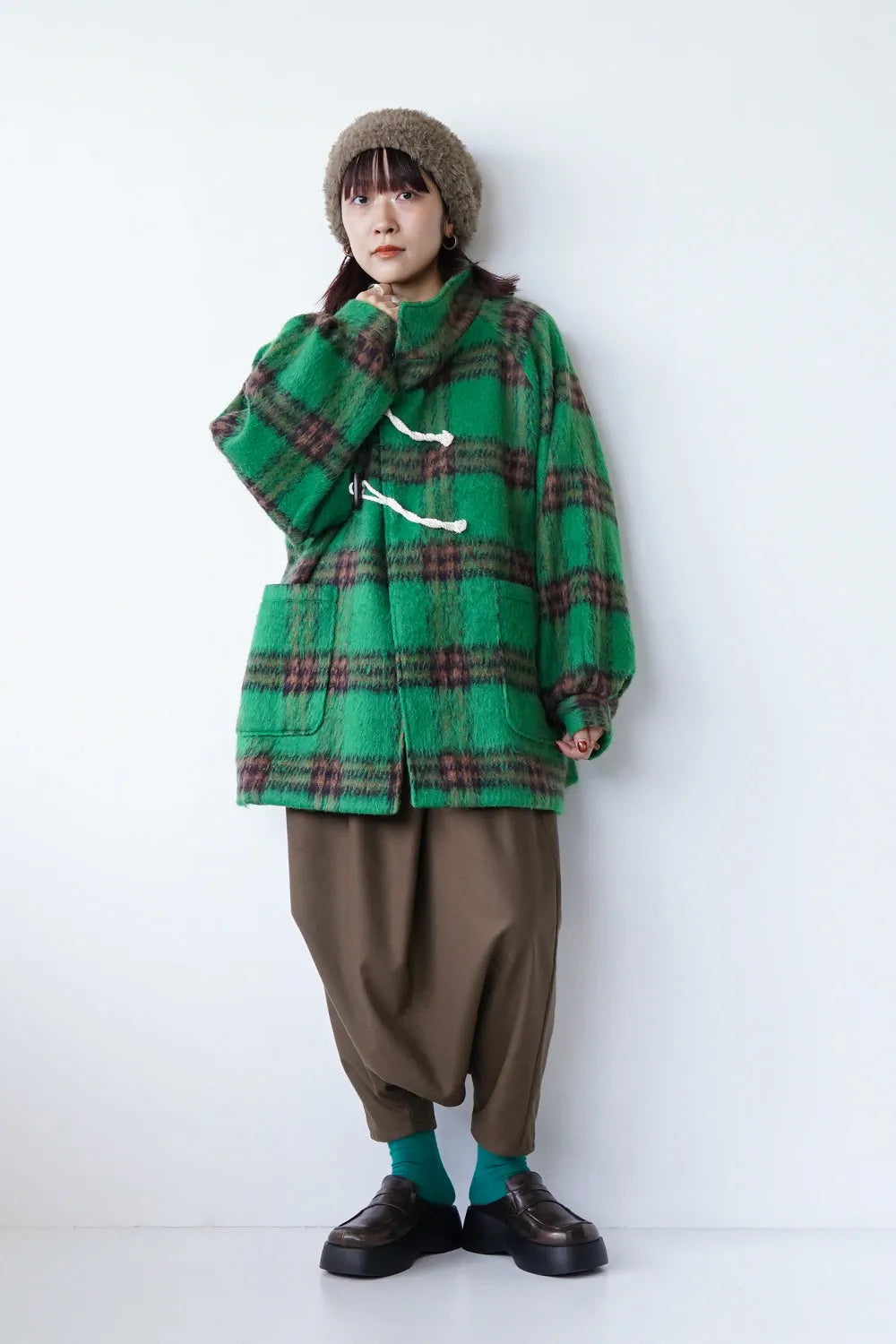 【LILA n' citta】ビッグタックサルエルパンツ