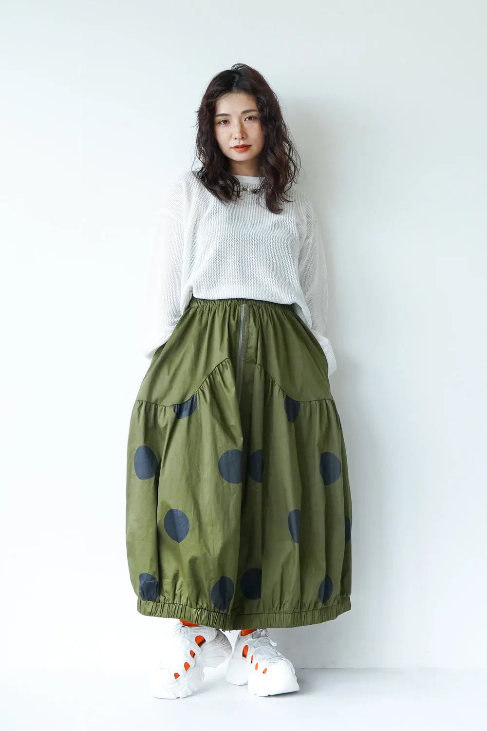 メッシュシアールーズカットソー