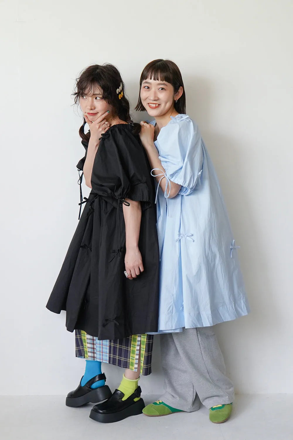 ランダムりぼん ギャザーチュニックワンピース