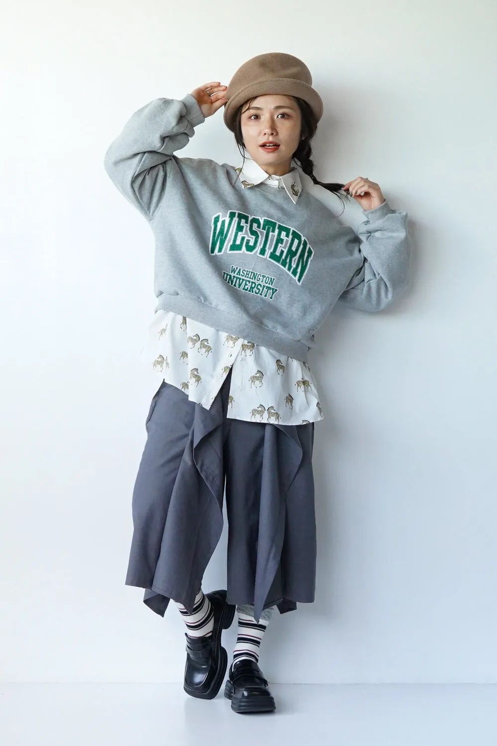 WESTERNロゴスウェット