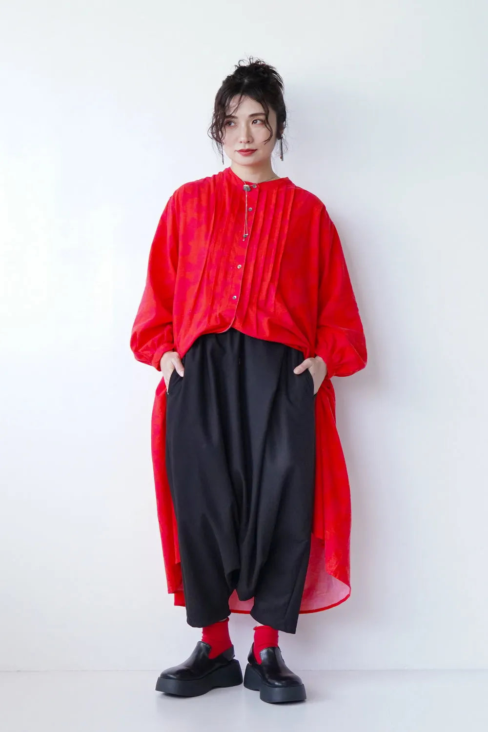 LILA n' citta】ビッグタックサルエルパンツ – LILA & CITTA ONLINE SHOP