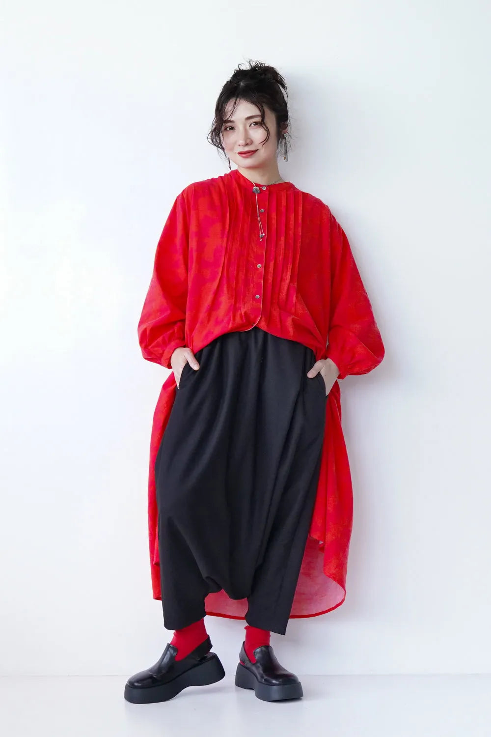 LILA n' citta】ビッグタックサルエルパンツ – LILA & CITTA ONLINE SHOP