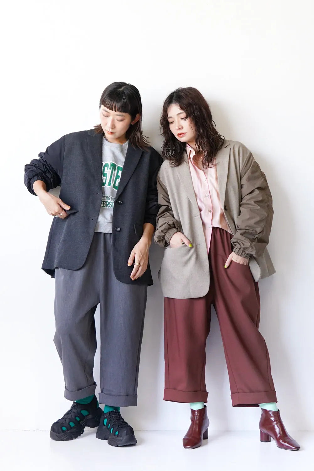 【LILA n’ citta】ヨークポケットストレッチパンツ