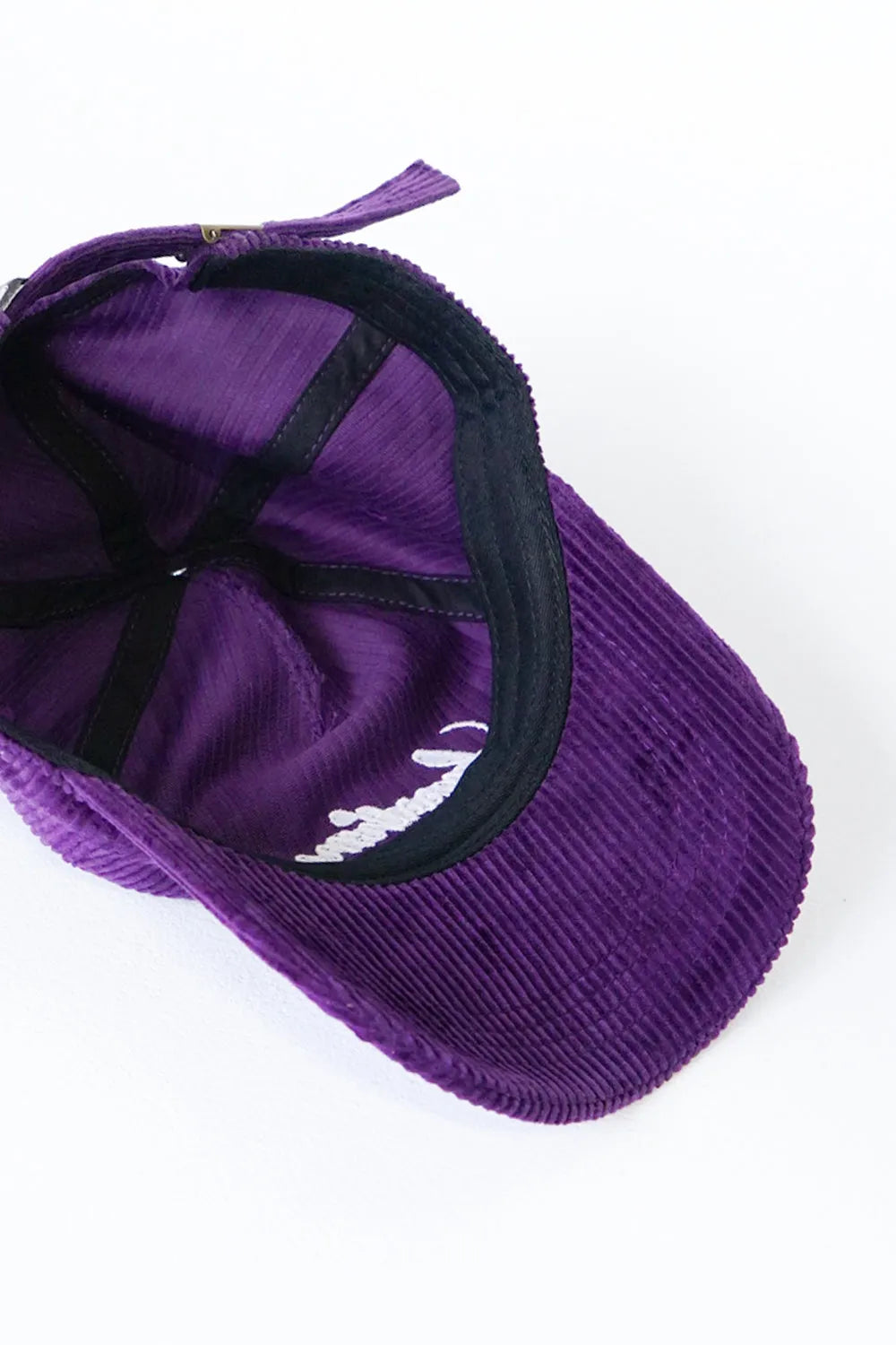 ロゴ入りコーデュロイボールキャップ