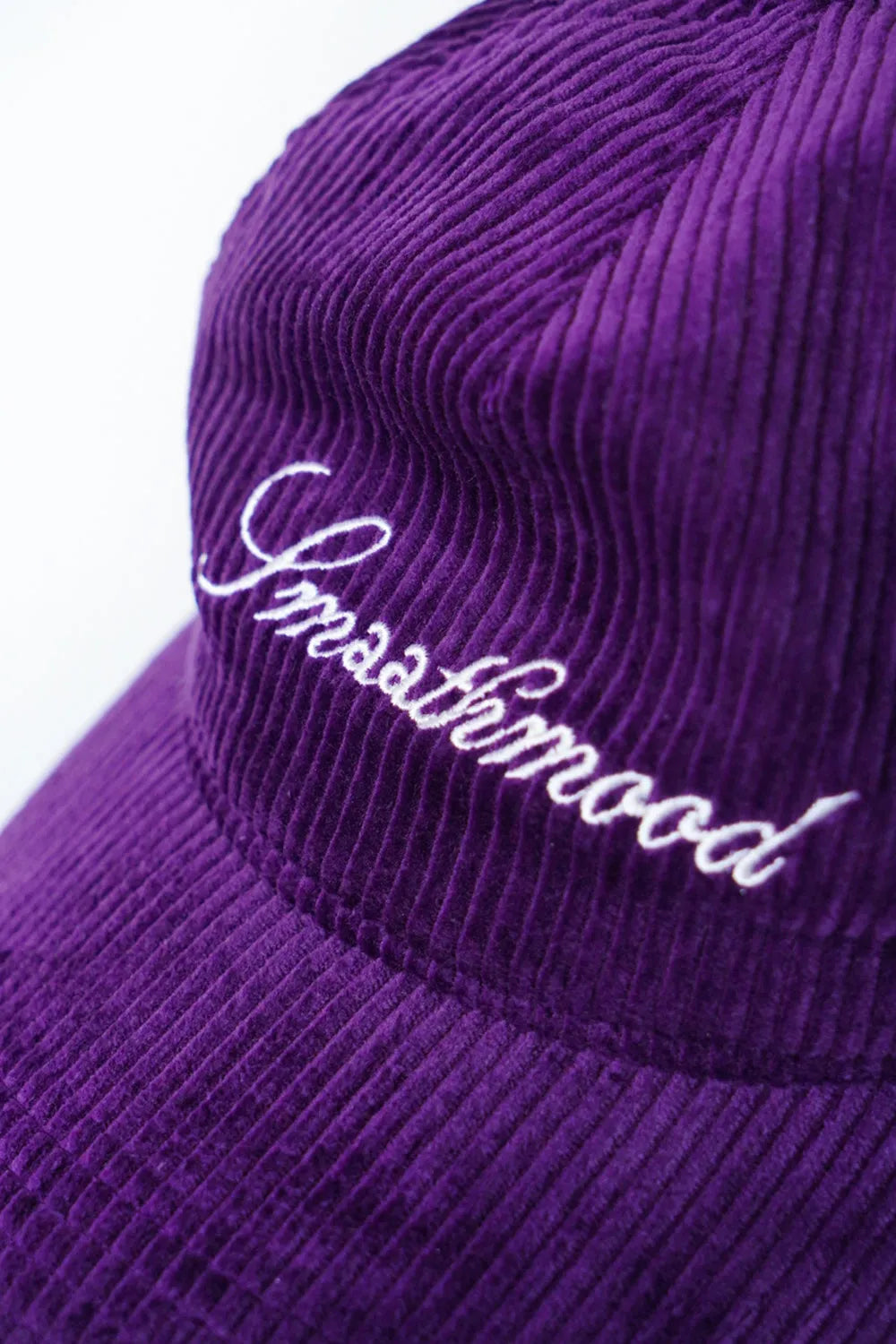 ロゴ入りコーデュロイボールキャップ