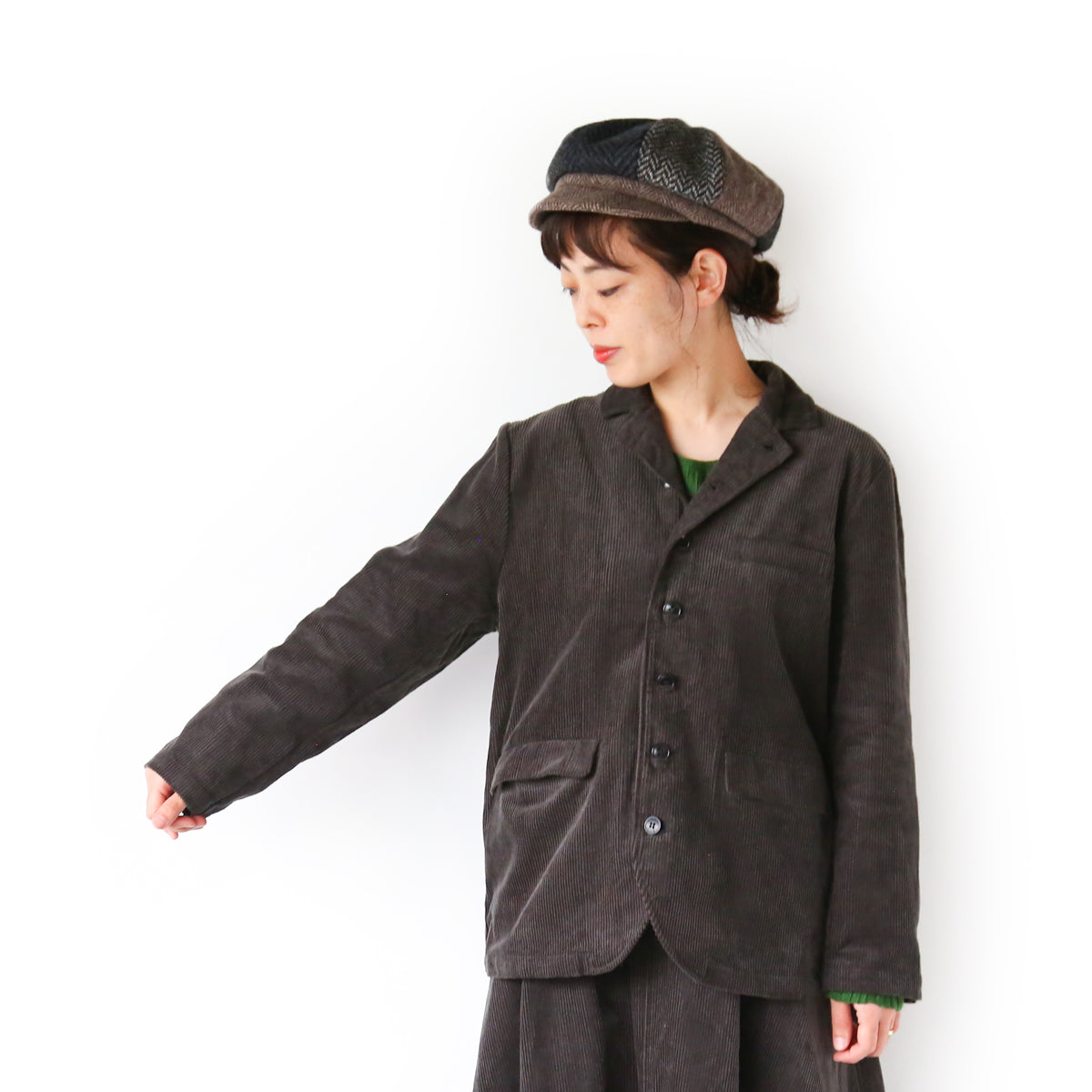 ✨✷COOTIE✷コーデュロイ レザー襟 ジャケット 黒 ichi】コーデュロイジャケット – LILA & CITTA ONLINE SHOP