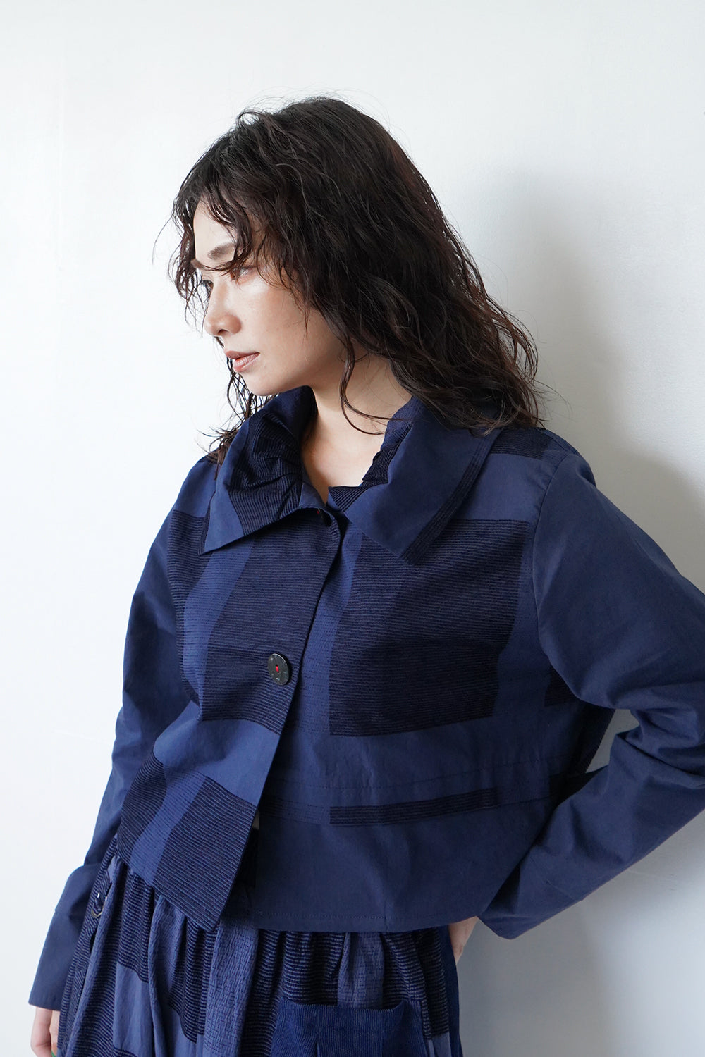 格子柄ショートジャケット – LILA & CITTA ONLINE SHOP