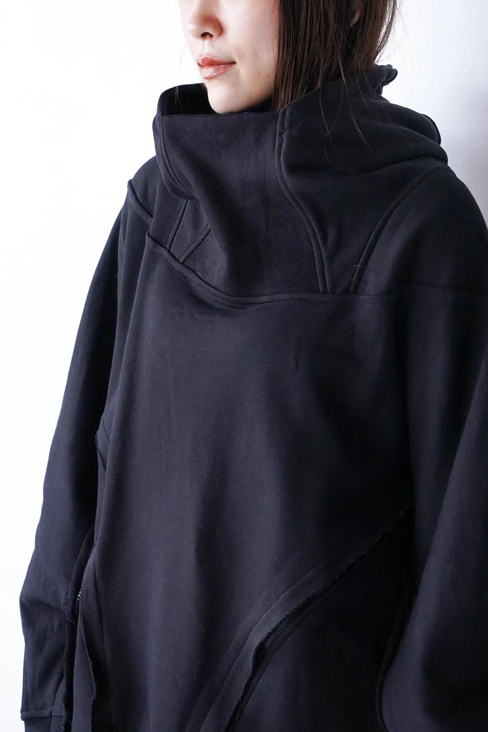 アレンジジップ変形パーカ