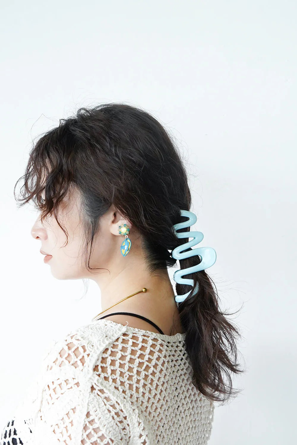 ウェーブヘアクリップ