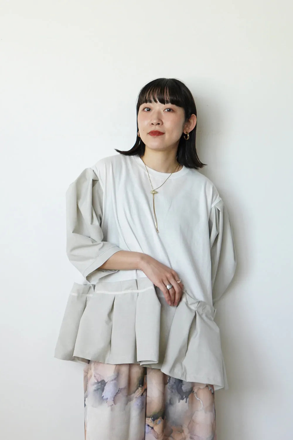 【nunuforme 】チェンジフリルTee