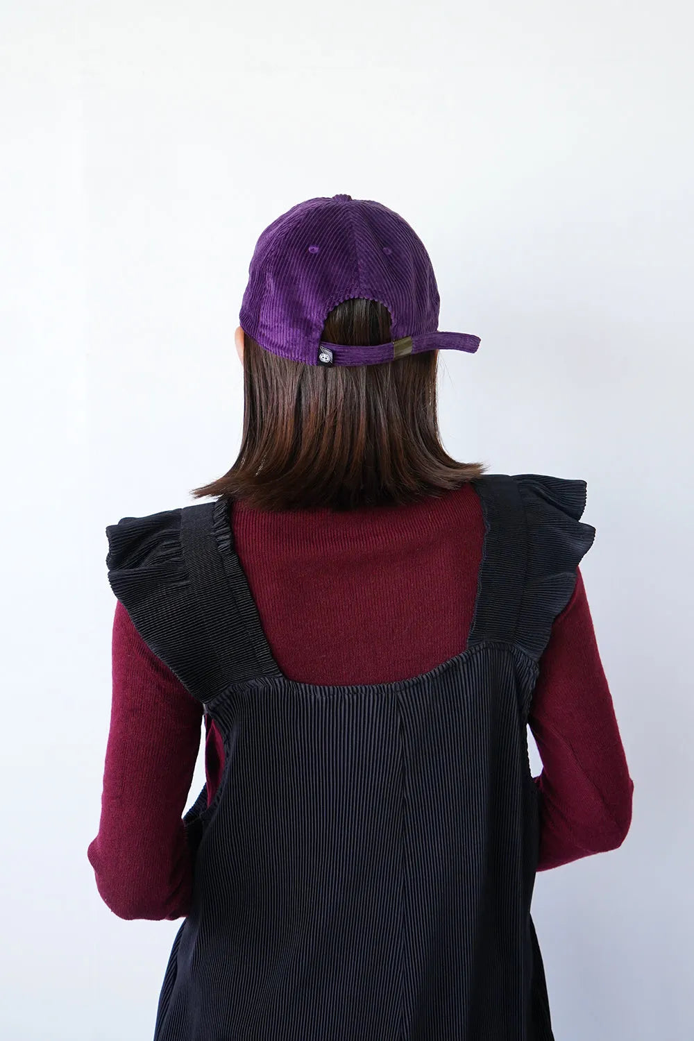 フリルショルダープリーツサロペット