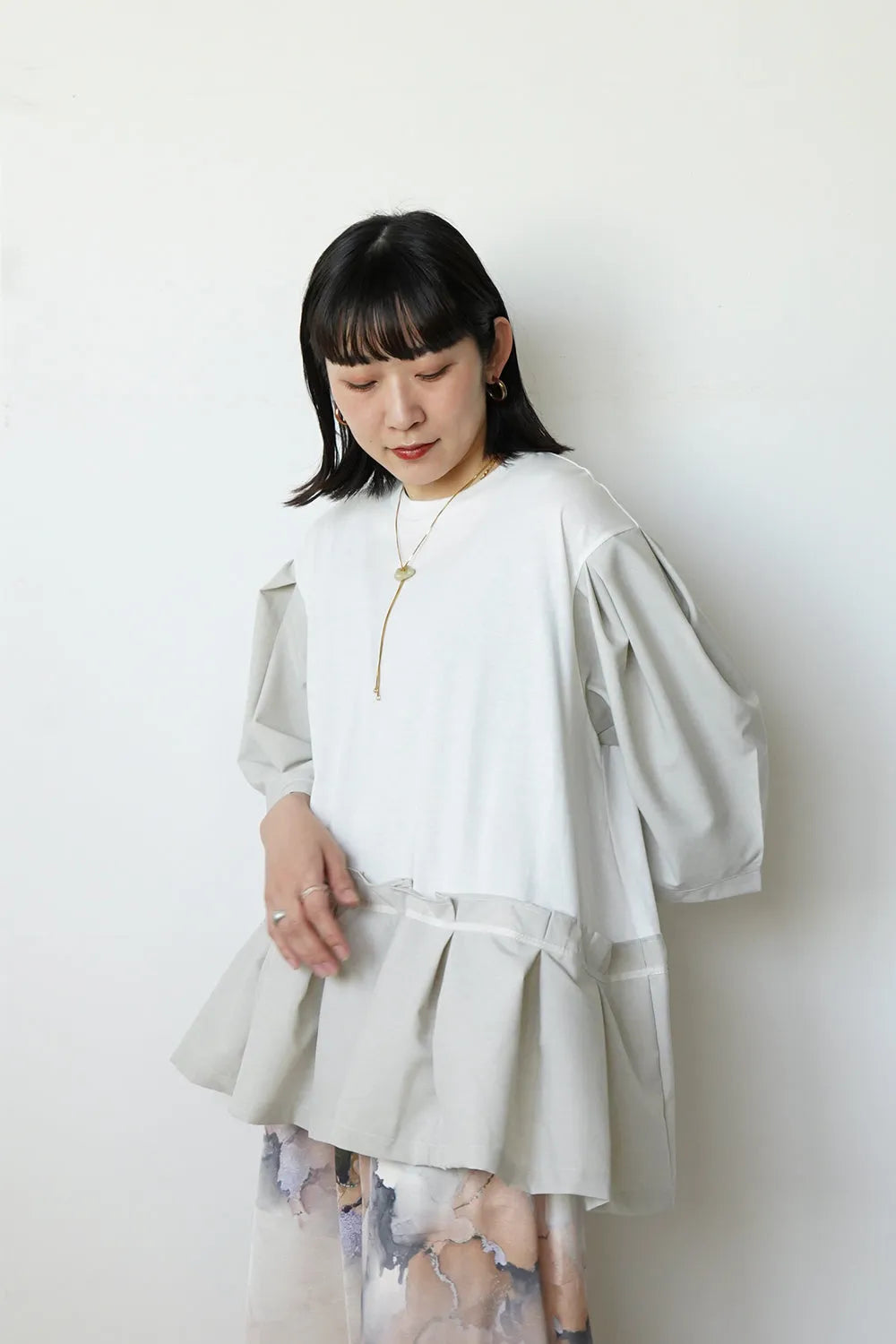 【nunuforme 】チェンジフリルTee