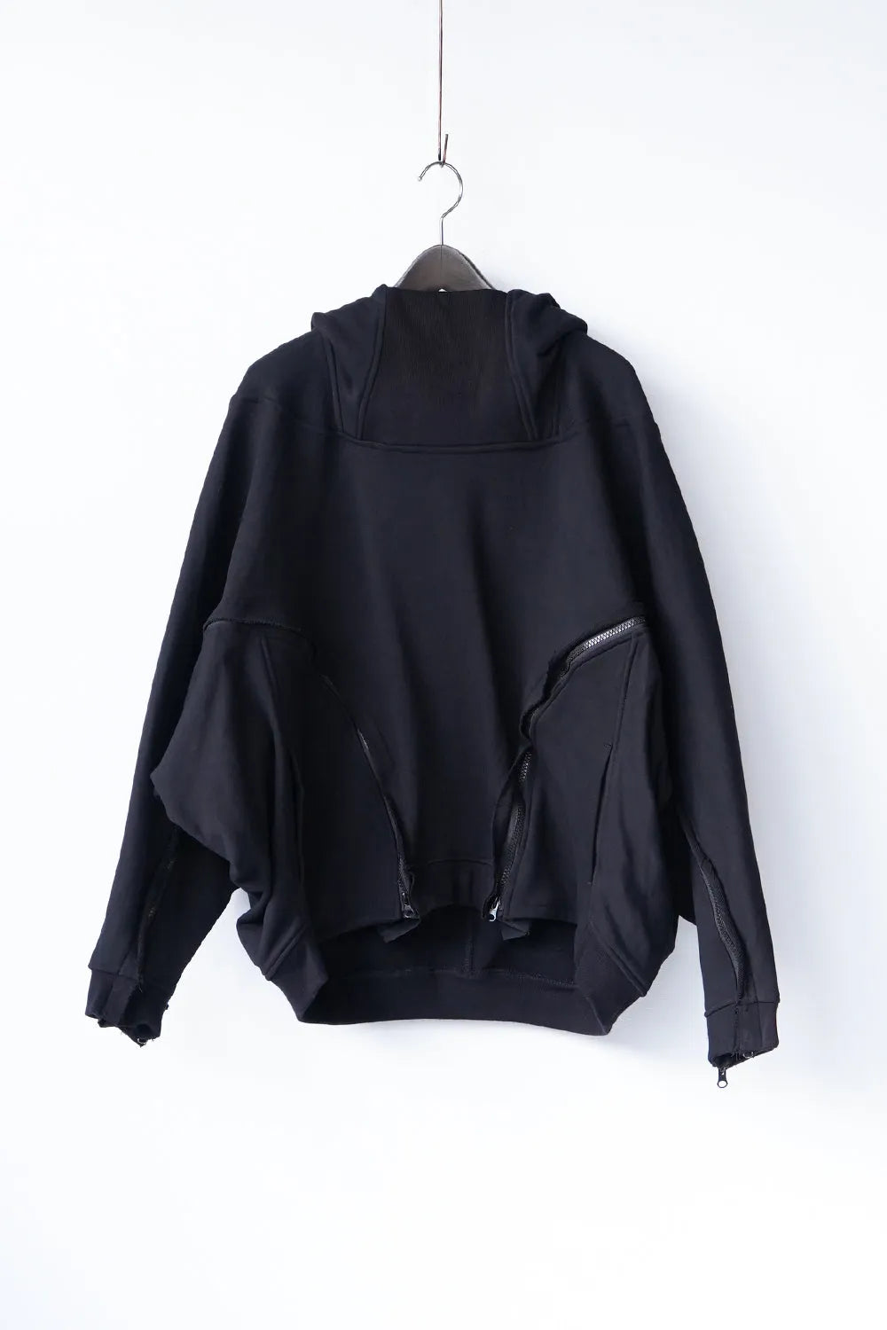 アレンジジップ変形パーカ