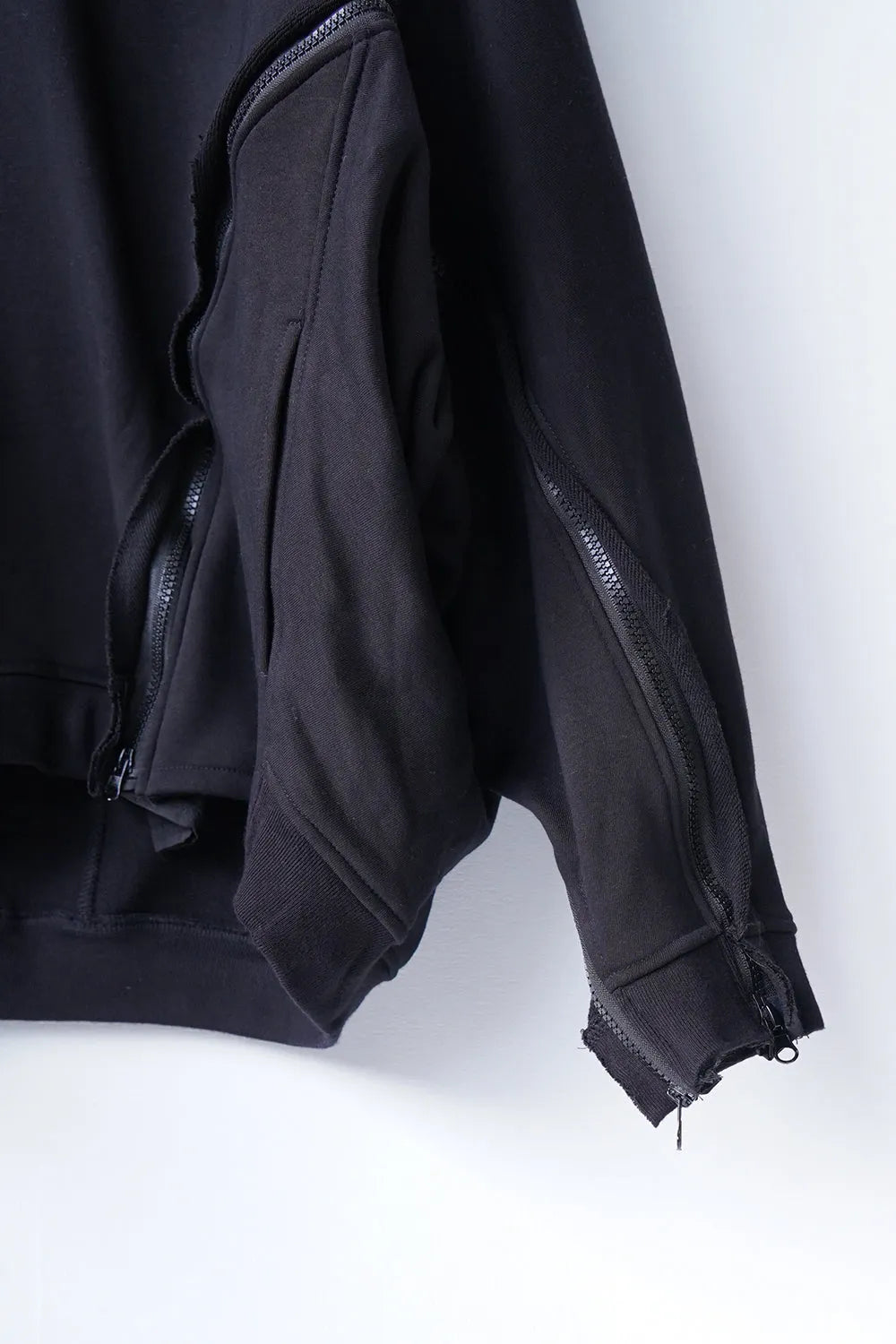 アレンジジップ変形パーカ