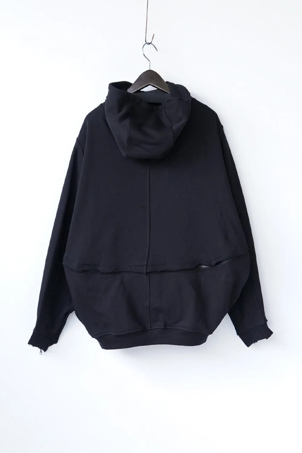 アレンジジップ変形パーカ