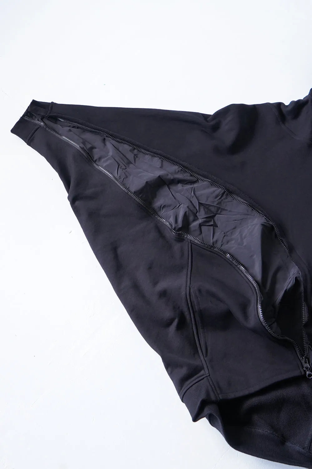 アレンジジップ変形パーカ