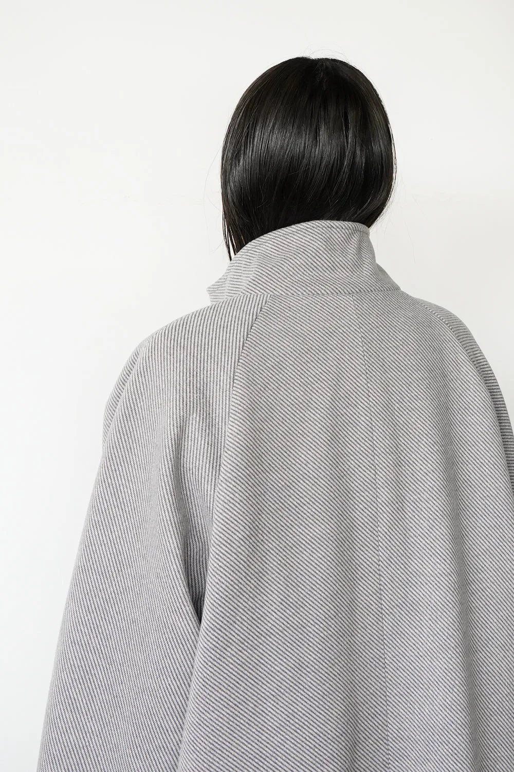 ななめダッフルロングコート